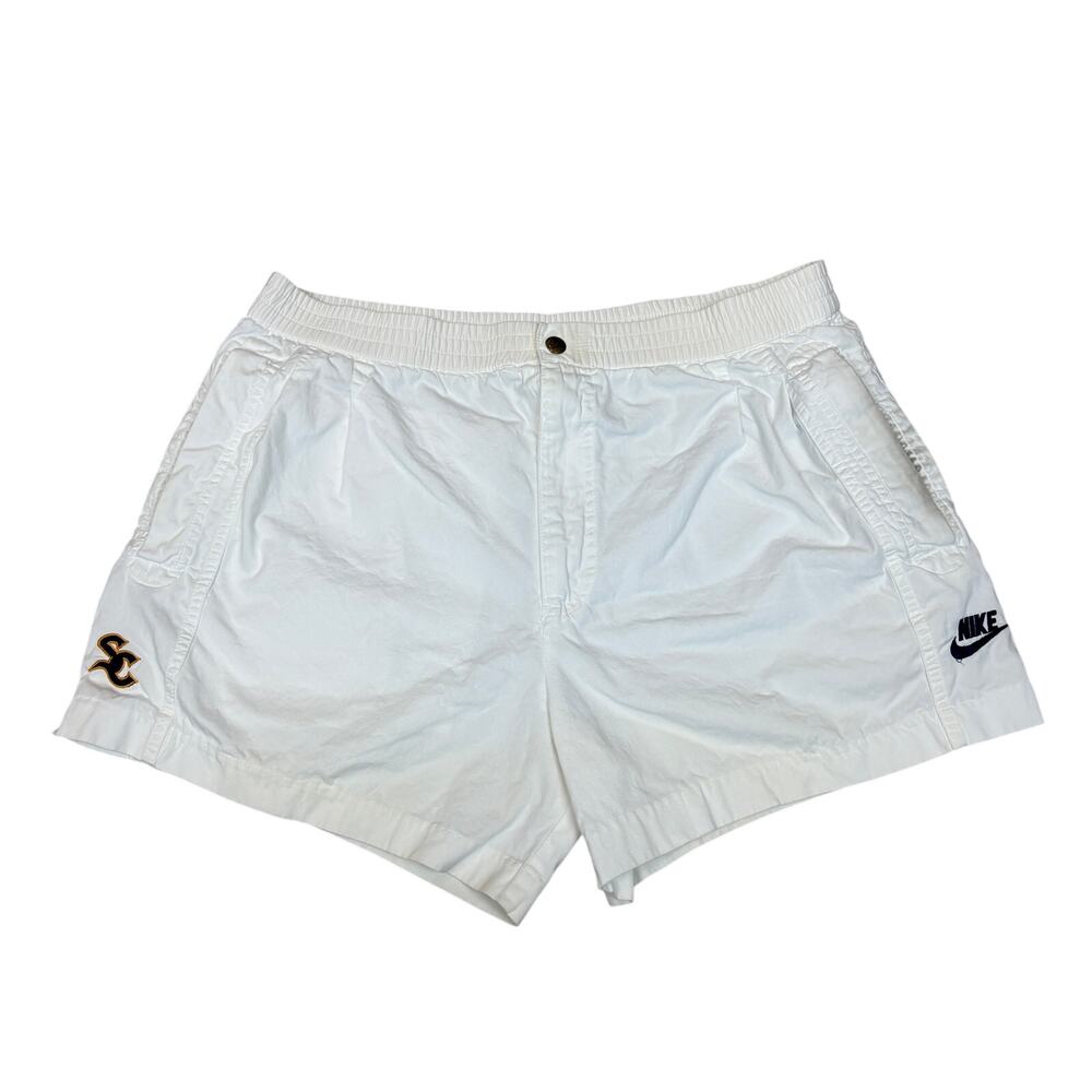 VTG 90s Nike Tennis Shorts SC Supreme Court Men's 34 Pleated Agassi Sampras